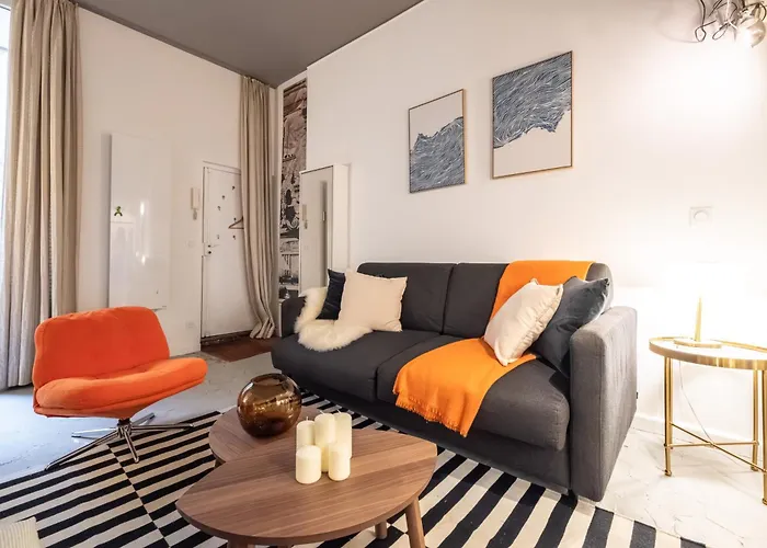 Saint-honore - Art Deco Flat - Sleeps 5p Apartament